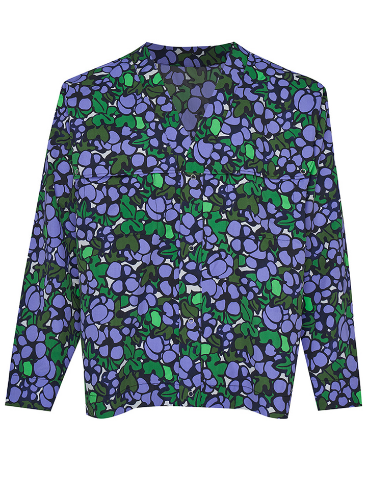 Homme Plisse Issey Miyake Light Print Shirt Purple 1