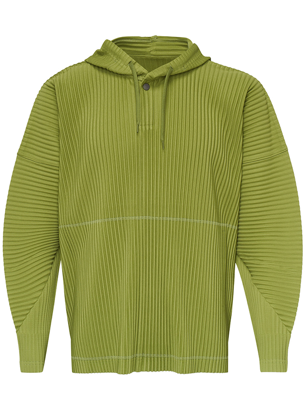 HOMME-PLISSE-ISSEY-MIYAKE-MONTHLY-COLOR-DECEMBER-Hoodie-Green-Tea-1