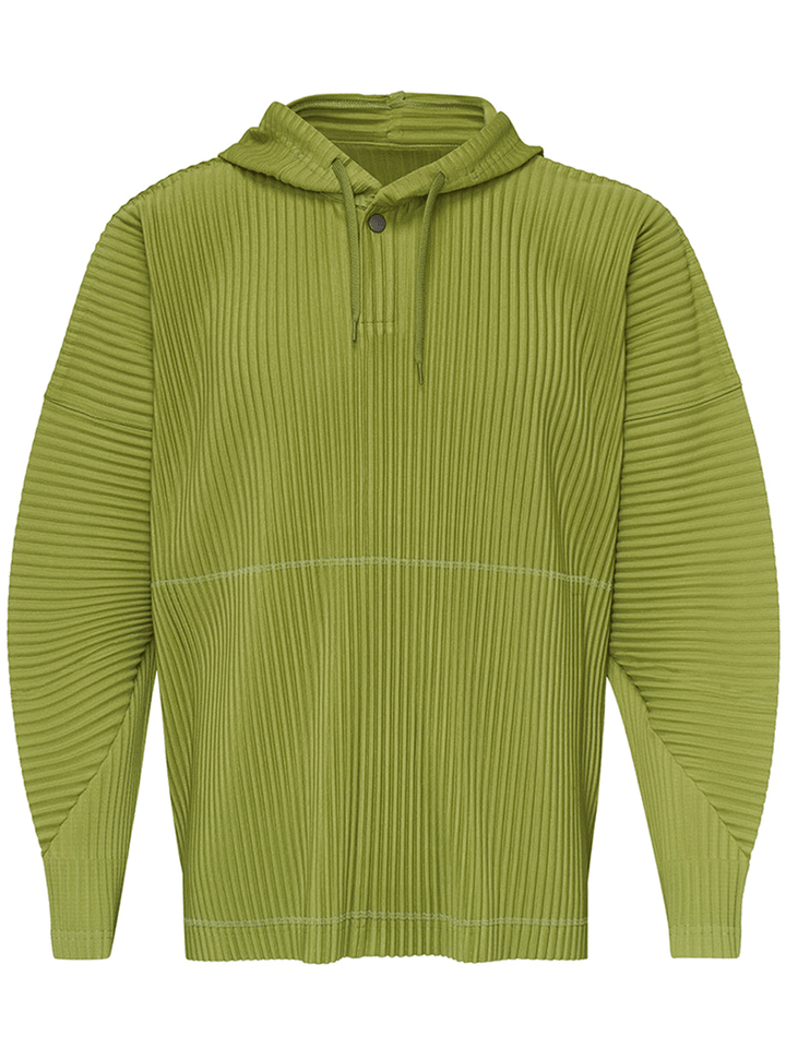 HOMME-PLISSE-ISSEY-MIYAKE-MONTHLY-COLOR-DECEMBER-Hoodie-Green-Tea-1