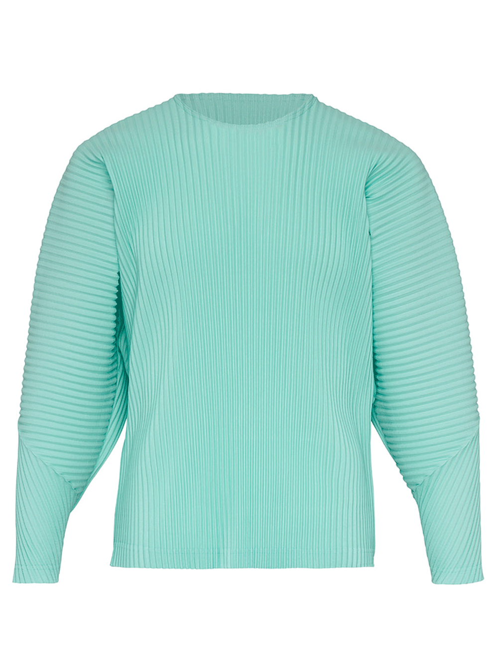 HOMME-PLISSE-ISSEY-MIYAKE-MONTHLY-COLORS-JANUARY-T-Shirt-Mint-Green-1