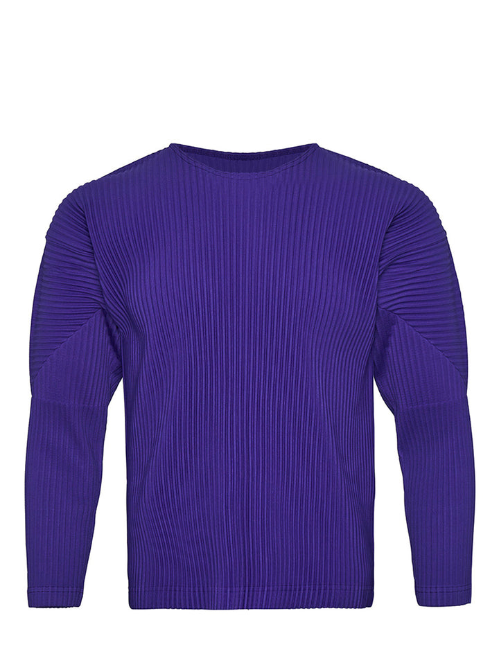     HOMME-PLISSE-ISSEY-MIYAKE-MONTHLY-COLORS-SEPTEMBER-T-Shirt-Viola-Violet-1