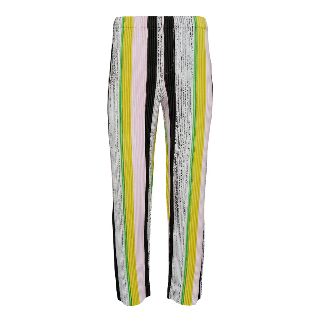 Striped Pleated Pants