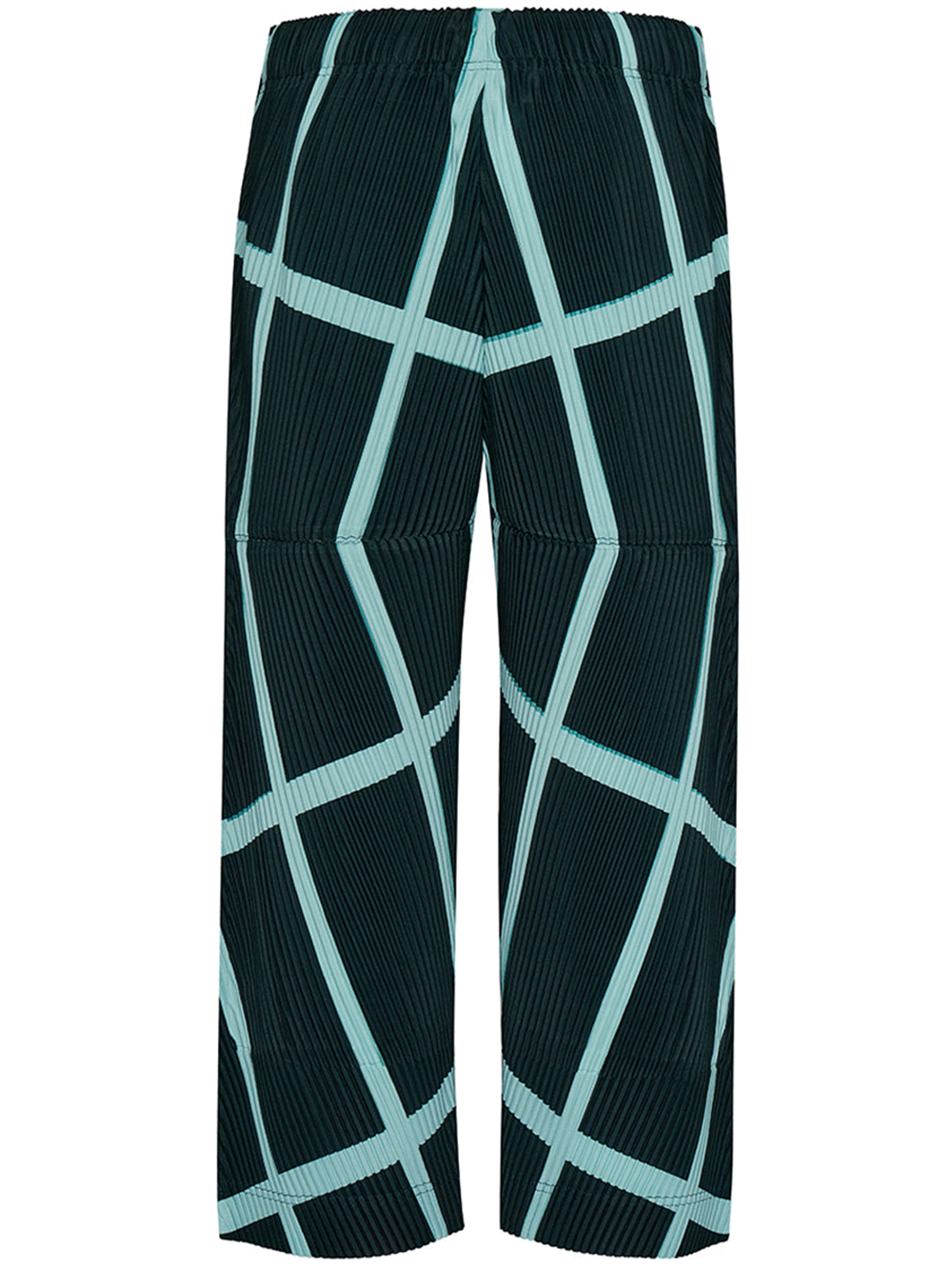 HOMME-PLISSE-ISSEY-MIYAKE-SKEW-GRID-Pants-Green-&-Ice-Green-2