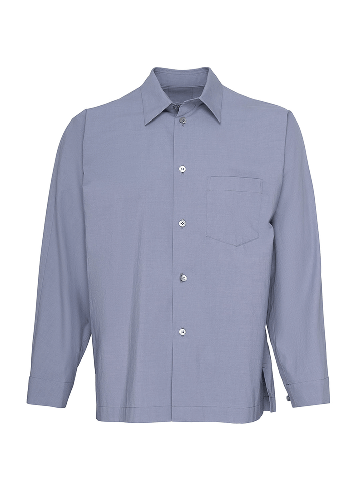 HOMME-PLISSE-ISSEY-MIYAKE-STREAMLINE-Shirt-Blue-Grey-1