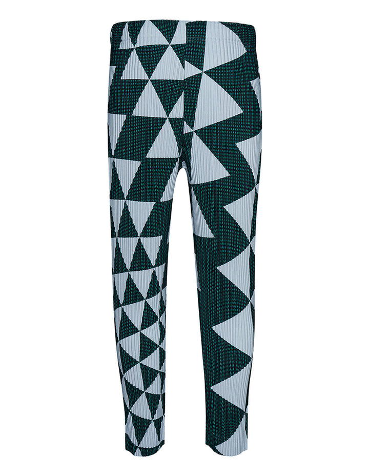 HOMME-PLISSE-ISSEY-MIYAKE-TRIANGULAR-GRID-Pants-Green-2