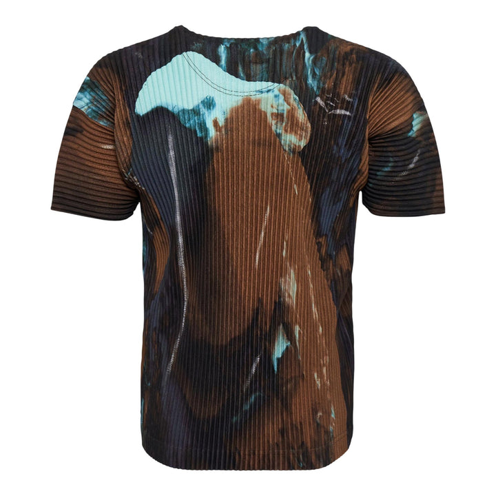 Club21 - HOMME PLISSE ISSEY MIYAKE - Agate T-Shirt - PLEATED TOPS - Brown