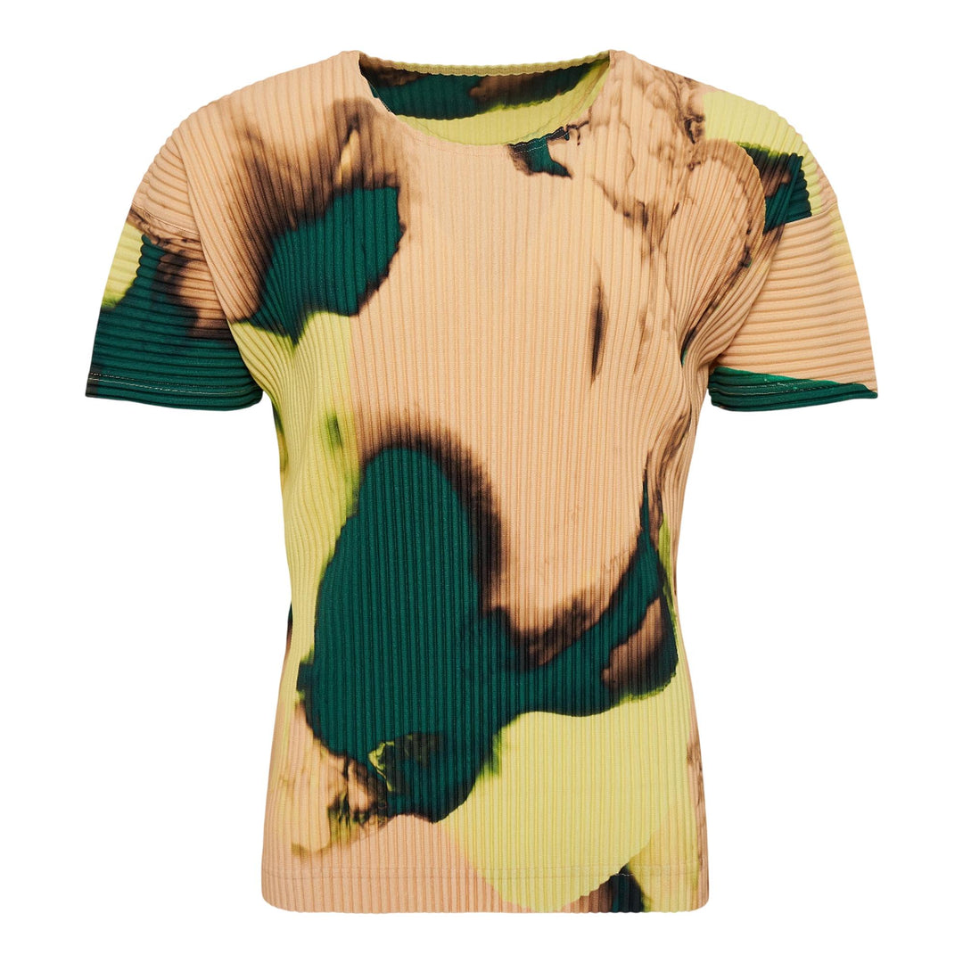Club21 - HOMME PLISSE ISSEY MIYAKE - Agate T-Shirt - PLEATED TOPS - Orange Beige