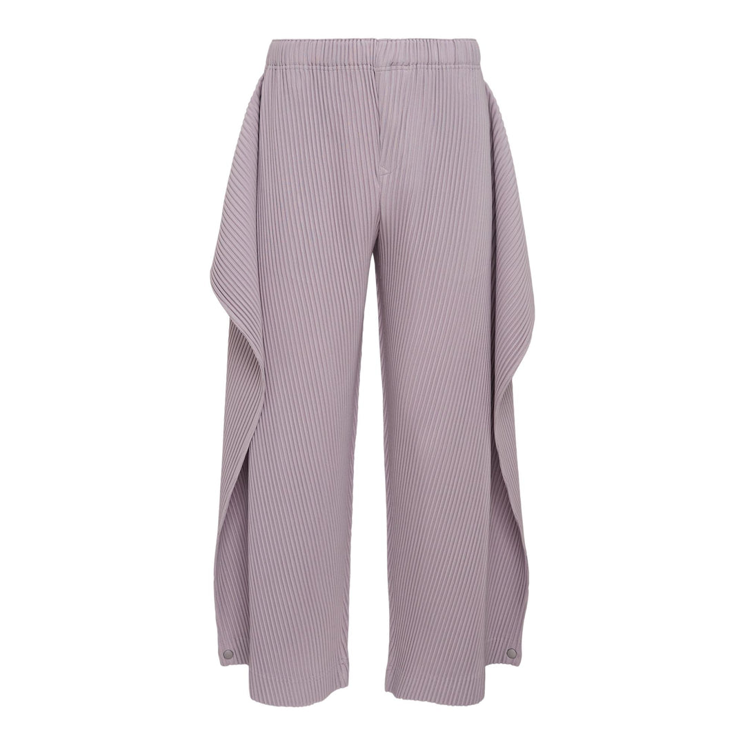 Club21 - HOMME PLISSE ISSEY MIYAKE - Angular Stone Pants - PLEATED PANTS - Pebble Purple