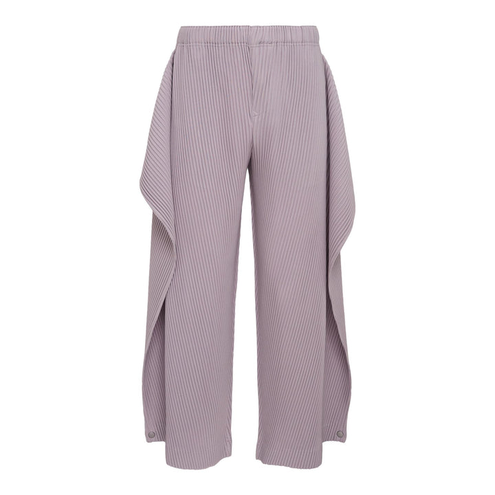 Club21 - HOMME PLISSE ISSEY MIYAKE - Angular Stone Pants - PLEATED PANTS - Pebble Purple
