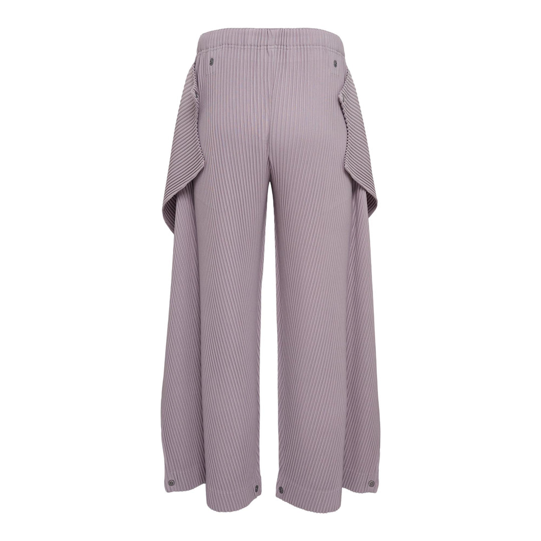 Club21 - HOMME PLISSE ISSEY MIYAKE - Angular Stone Pants - PLEATED PANTS - Pebble Purple