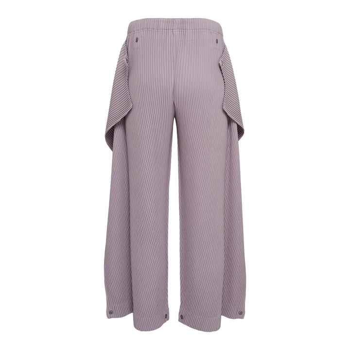 Club21 - HOMME PLISSE ISSEY MIYAKE - Angular Stone Pants - PLEATED PANTS - Pebble Purple