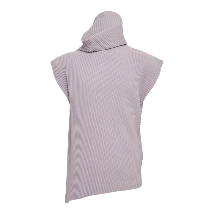 Club21 - HOMME PLISSE ISSEY MIYAKE - Angular Stone T-Shirt - PLEATED TOPS - Pebble Purple