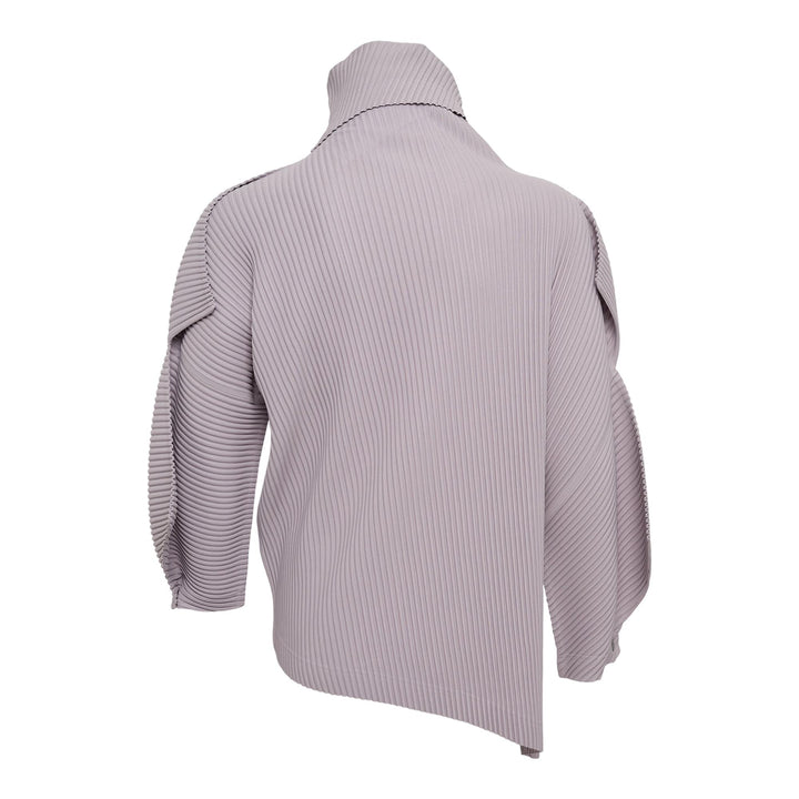 Club21 - HOMME PLISSE ISSEY MIYAKE - Angular Stone T-Shirt - PLEATED TOPS - Pebble Purple