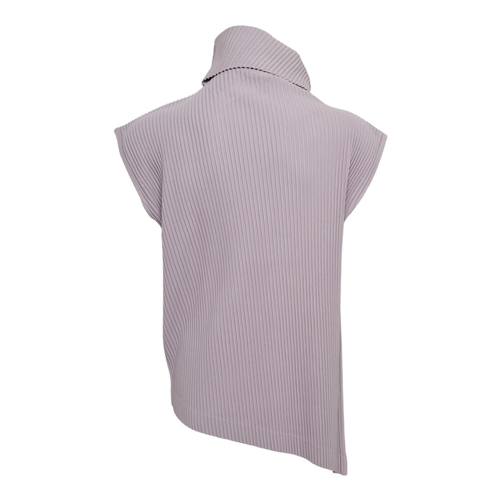 Club21 - HOMME PLISSE ISSEY MIYAKE - Angular Stone T-Shirt - PLEATED TOPS - Pebble Purple