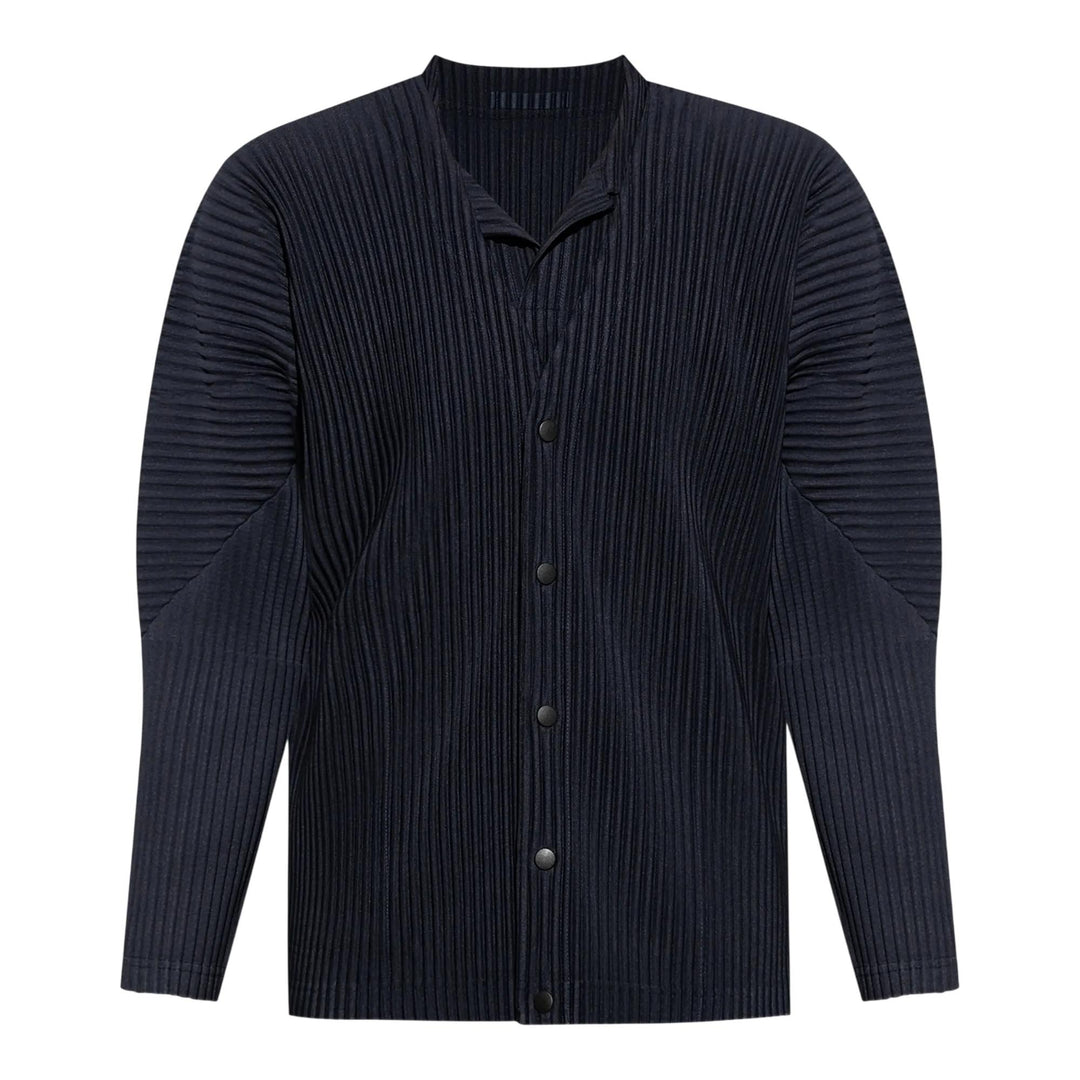 Club21 - HOMME PLISSE ISSEY MIYAKE - Basic Button Cardigan - CARDIGANS - Navy