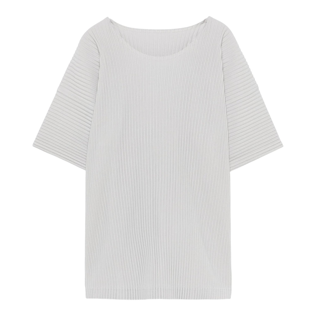 HOMME_PLISSE_ISSEY_MIYAKE_Basic_T-Shirt_Lightgrey