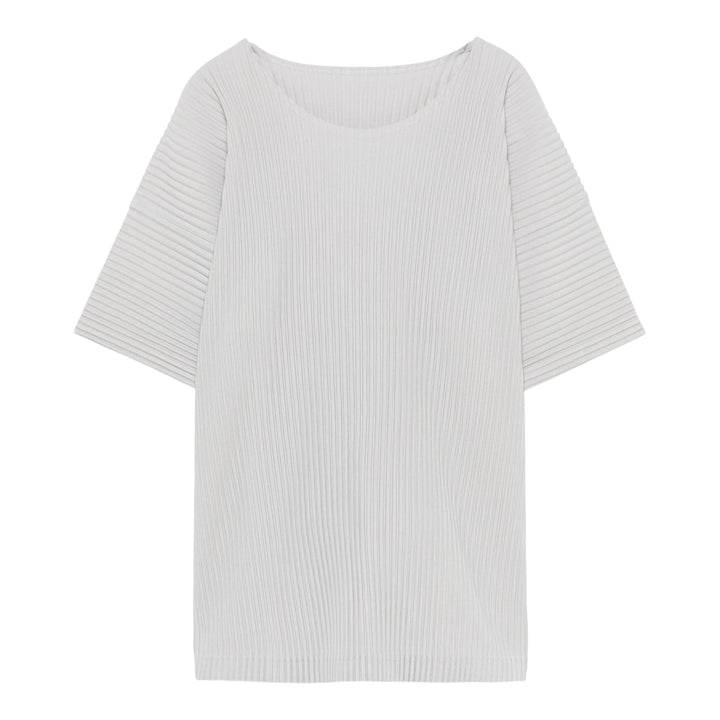 HOMME_PLISSE_ISSEY_MIYAKE_Basic_T-Shirt_Lightgrey