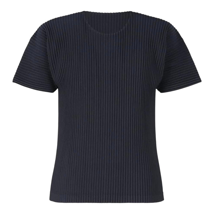 Club21 - HOMME PLISSE ISSEY MIYAKE - Basic T-Shirt - PLEATED TOPS - Navy