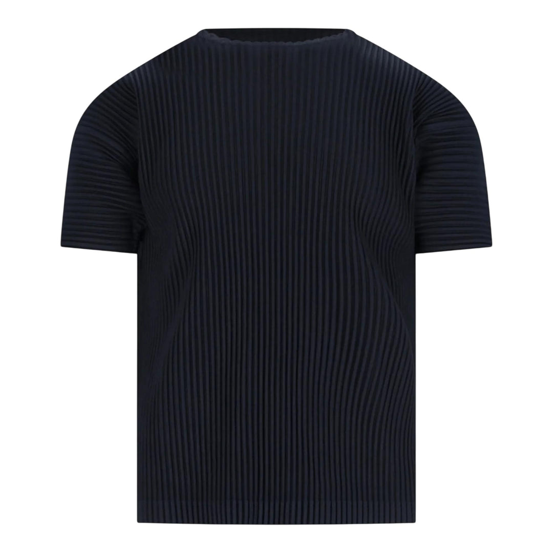Club21 - HOMME PLISSE ISSEY MIYAKE - Basic T-Shirt - PLEATED TOPS - Navy