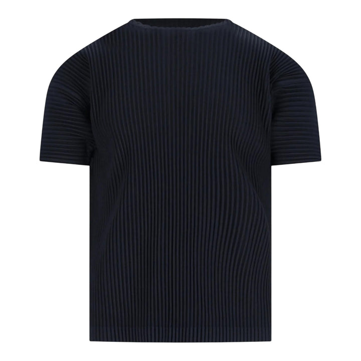 Club21 - HOMME PLISSE ISSEY MIYAKE - Basic T-Shirt - PLEATED TOPS - Navy