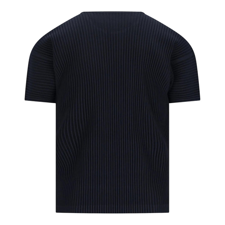 Club21 - HOMME PLISSE ISSEY MIYAKE - Basic T-Shirt - PLEATED TOPS - Navy