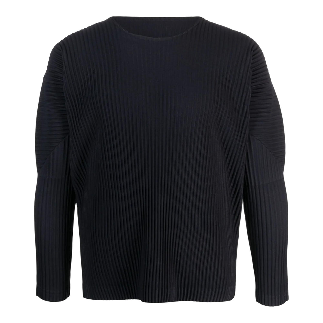 Club21 - HOMME PLISSE ISSEY MIYAKE - Basic T-Shirt - PLEATED TOPS - Navy