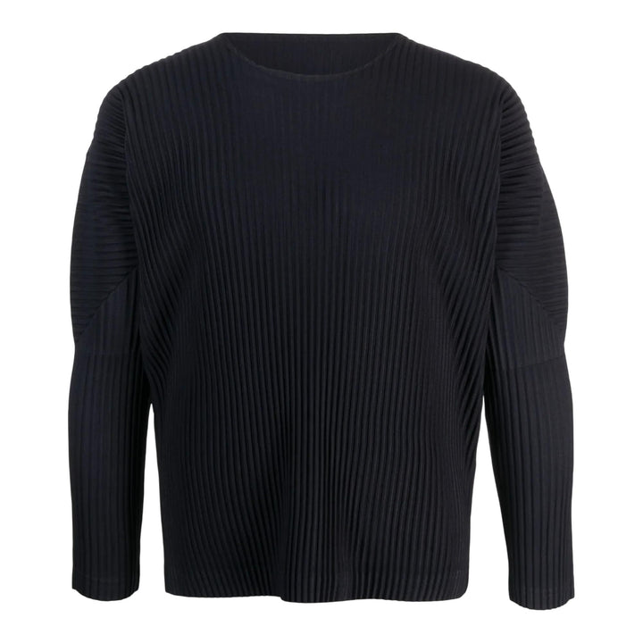 Club21 - HOMME PLISSE ISSEY MIYAKE - Basic T-Shirt - PLEATED TOPS - Navy