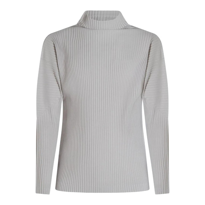 Club21 - HOMME PLISSE ISSEY MIYAKE - Basic Turtleneck Top - TEES - Light Grey