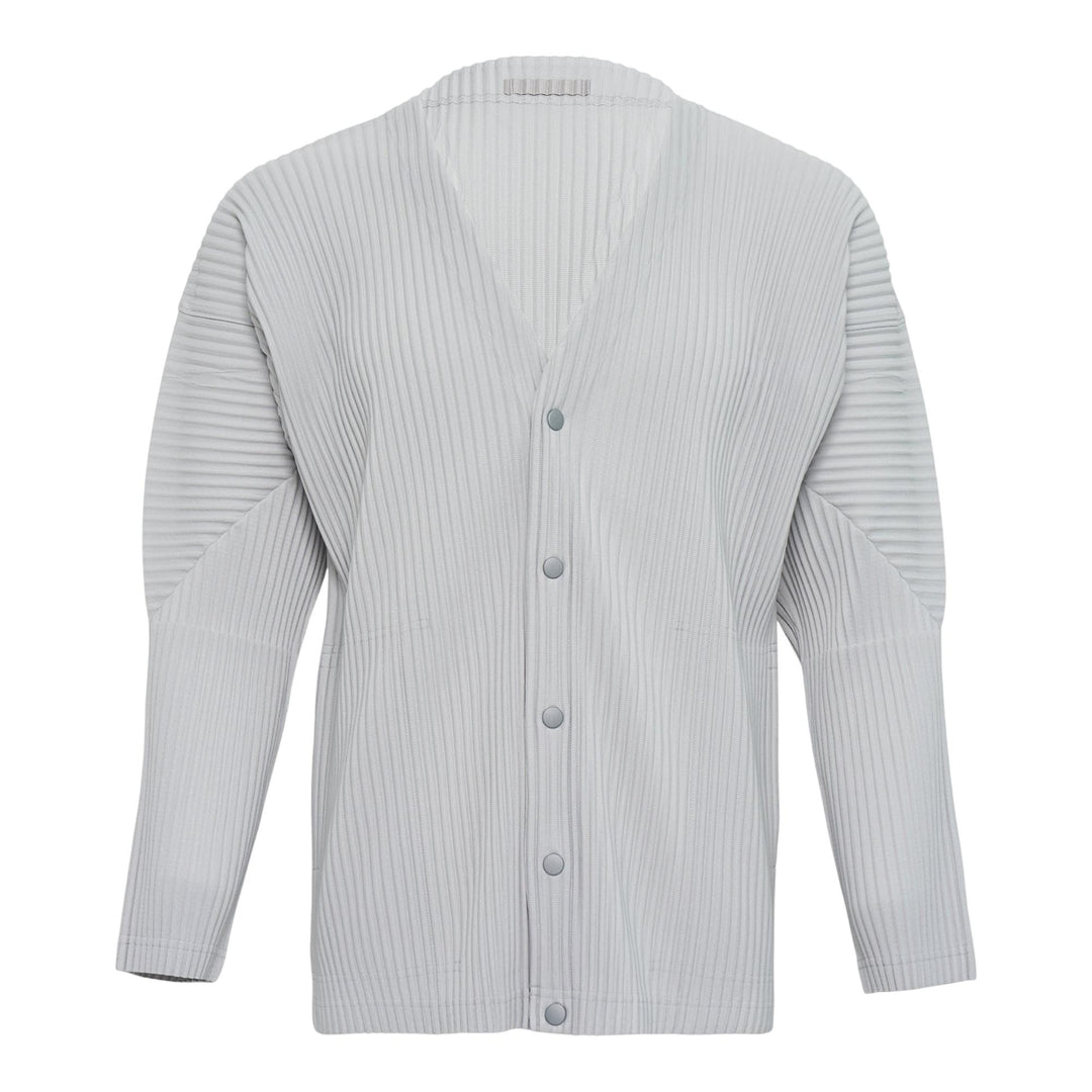 Club21 - HOMME PLISSE ISSEY MIYAKE - Basics Cardigan - PLEATED CARDIGANS - Light Gray