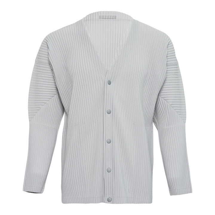 Club21 - HOMME PLISSE ISSEY MIYAKE - Basics Cardigan - PLEATED CARDIGANS - Light Gray