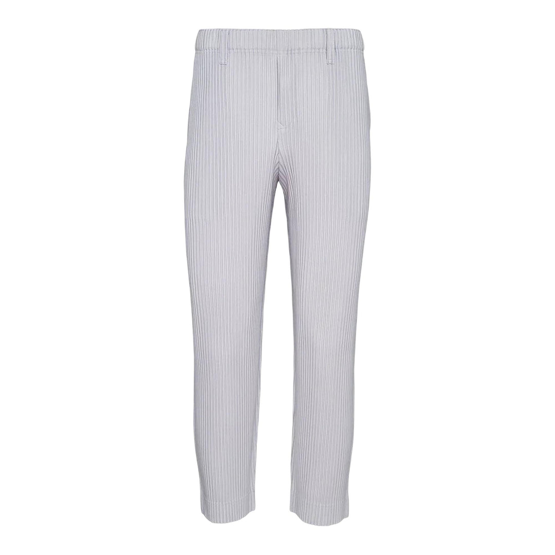 Club21 - HOMME PLISSE ISSEY MIYAKE - Basics Pants - PLEATED PANTS - Light Gray