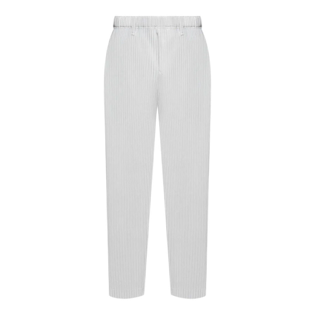 Club21 - HOMME PLISSE ISSEY MIYAKE - Basics Pants - PLEATED PANTS - Light Gray