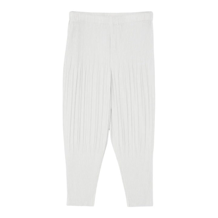 Club21 - HOMME PLISSE ISSEY MIYAKE - Basics Pants - PLEATED PANTS - Light Gray