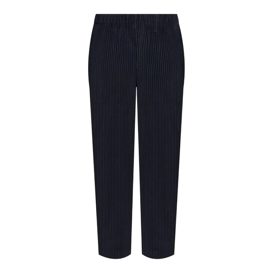 Club21 - HOMME PLISSE ISSEY MIYAKE - Basics Pants - PLEATED PANTS - Navy