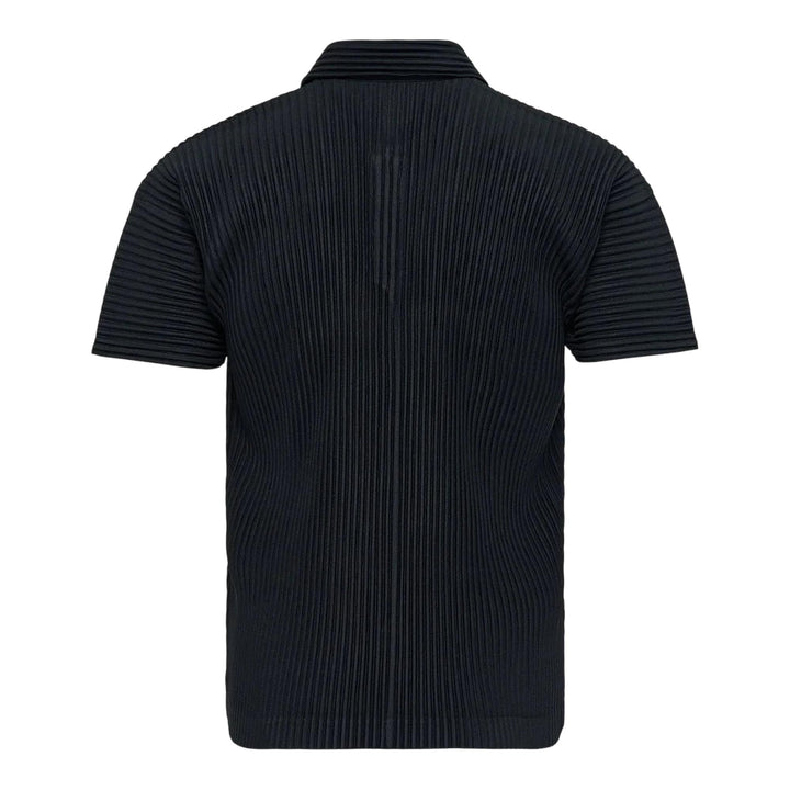 Club21 - HOMME PLISSE ISSEY MIYAKE - Basics Polo Shirt - PLEATED POLO - Black
