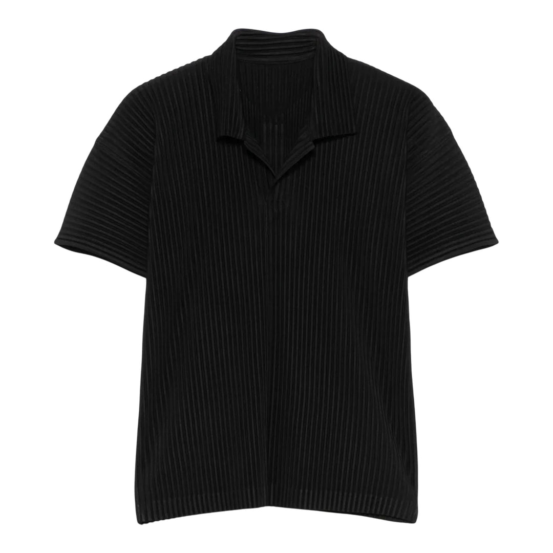 Club21 - HOMME PLISSE ISSEY MIYAKE - Basics Polo Shirt - PLEATED POLO - Black