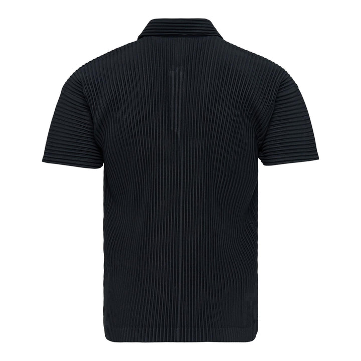 Club21 - HOMME PLISSE ISSEY MIYAKE - Basics Polo Shirt - PLEATED POLO - Black