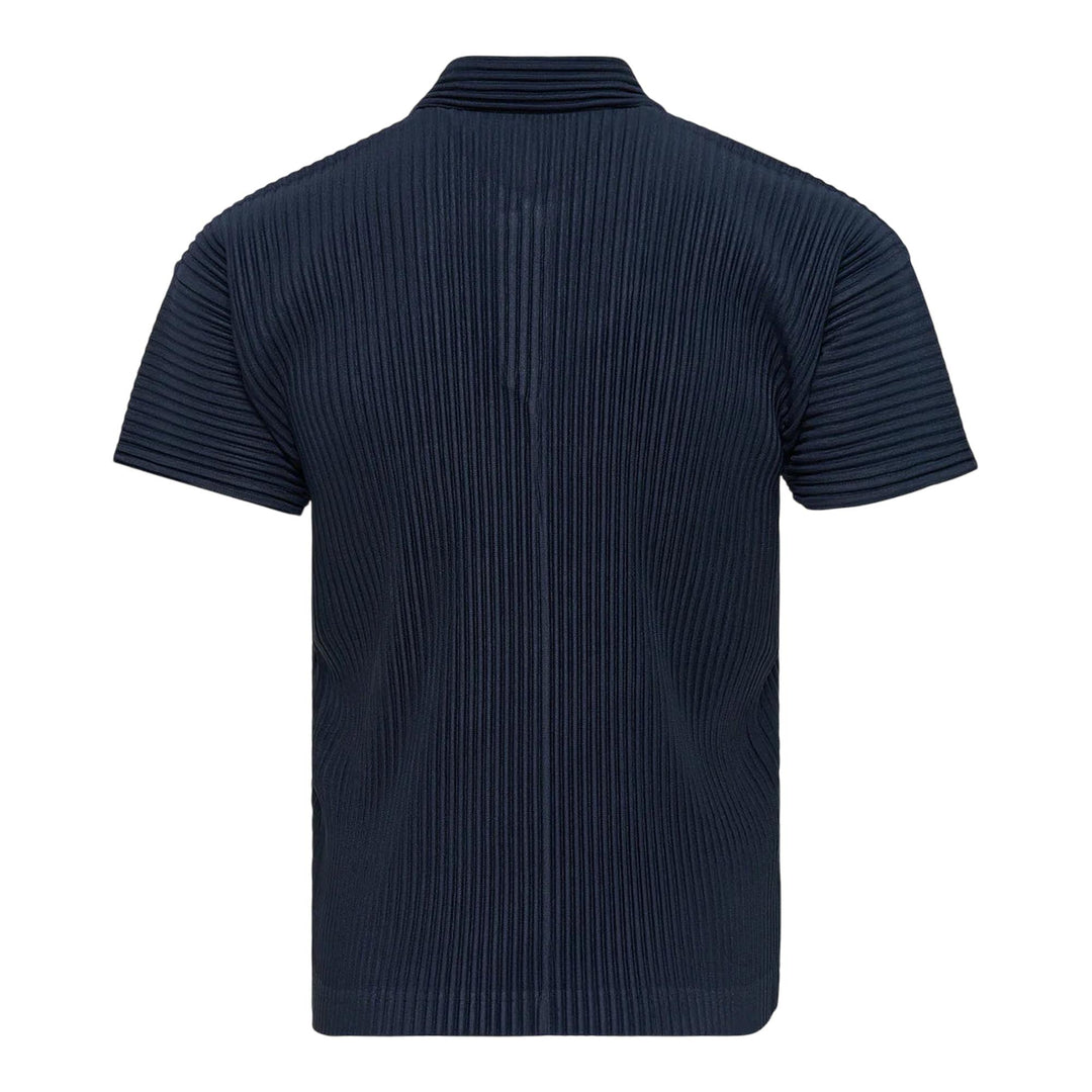 Club21 - HOMME PLISSE ISSEY MIYAKE - Basics Polo Shirt - PLEATED POLO - Navy