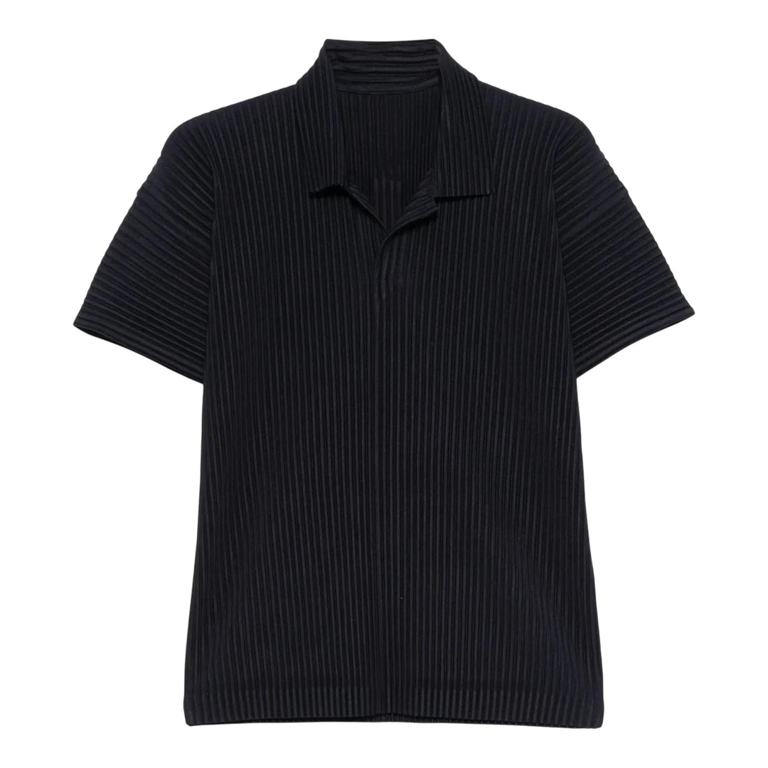 Club21 - HOMME PLISSE ISSEY MIYAKE - Basics Polo Shirt - PLEATED POLO - Navy