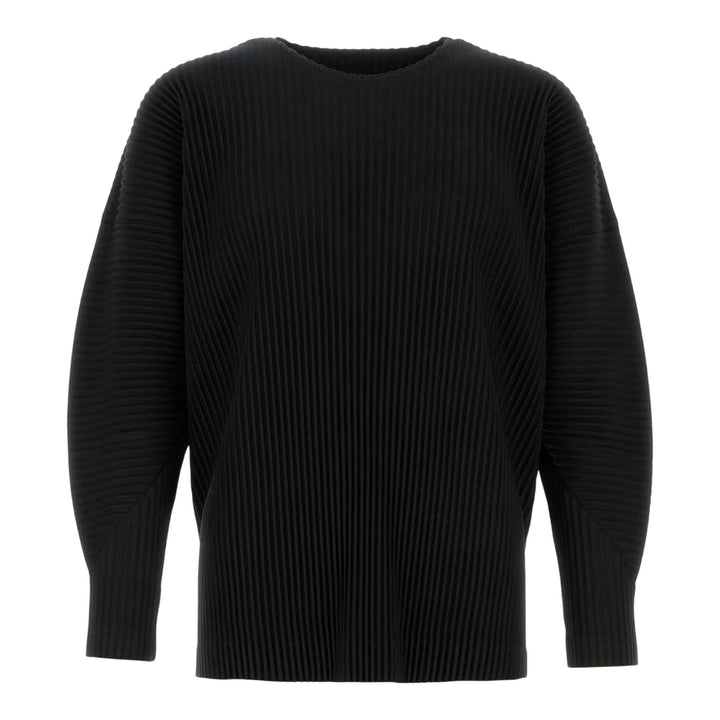 Club21 - HOMME PLISSE ISSEY MIYAKE - Basics T-Shirt - PLEATED TOPS - Black