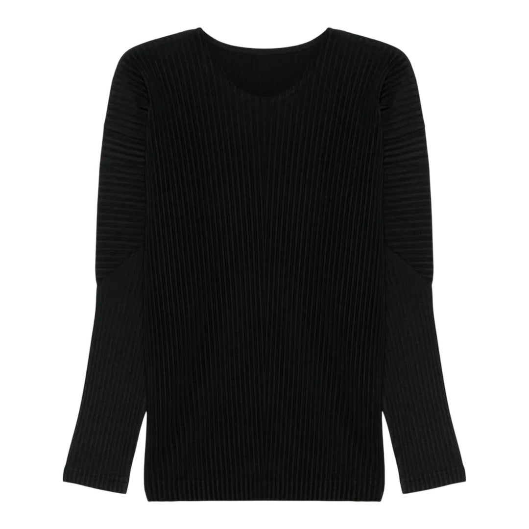 Club21 - HOMME PLISSE ISSEY MIYAKE - Basics T-Shirt - PLEATED TOPS - Black