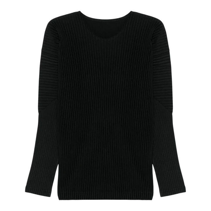 Club21 - HOMME PLISSE ISSEY MIYAKE - Basics T-Shirt - PLEATED TOPS - Black