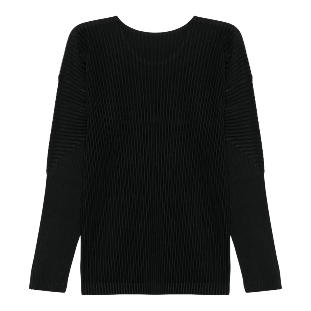 Club21 - HOMME PLISSE ISSEY MIYAKE - Basics T-Shirt - PLEATED TOPS - Black