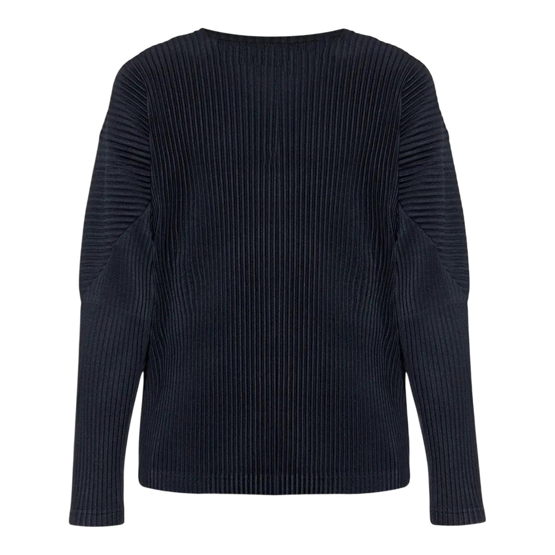 Club21 - HOMME PLISSE ISSEY MIYAKE - Basics T-Shirt - PLEATED TOPS - Navy