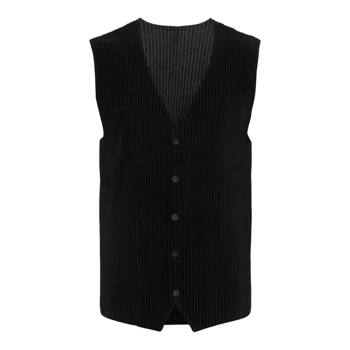 Club21 - HOMME PLISSE ISSEY MIYAKE - Basics Vest - PLEATED VESTS - Black