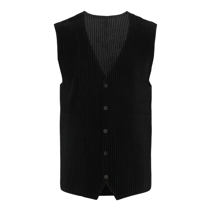 Club21 - HOMME PLISSE ISSEY MIYAKE - Basics Vest - PLEATED VESTS - Black