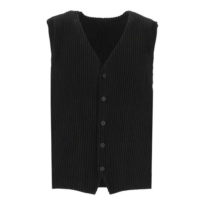 Club21 - HOMME PLISSE ISSEY MIYAKE - Basics Vest - PLEATED VESTS - Black