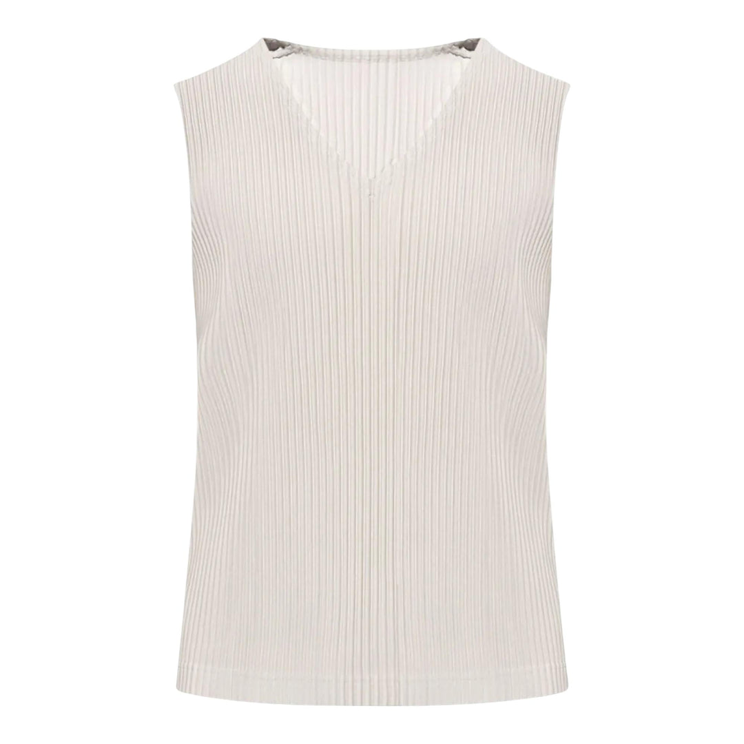 Club21 - HOMME PLISSE ISSEY MIYAKE - Basics Vest - PLEATED VESTS - Light Gray