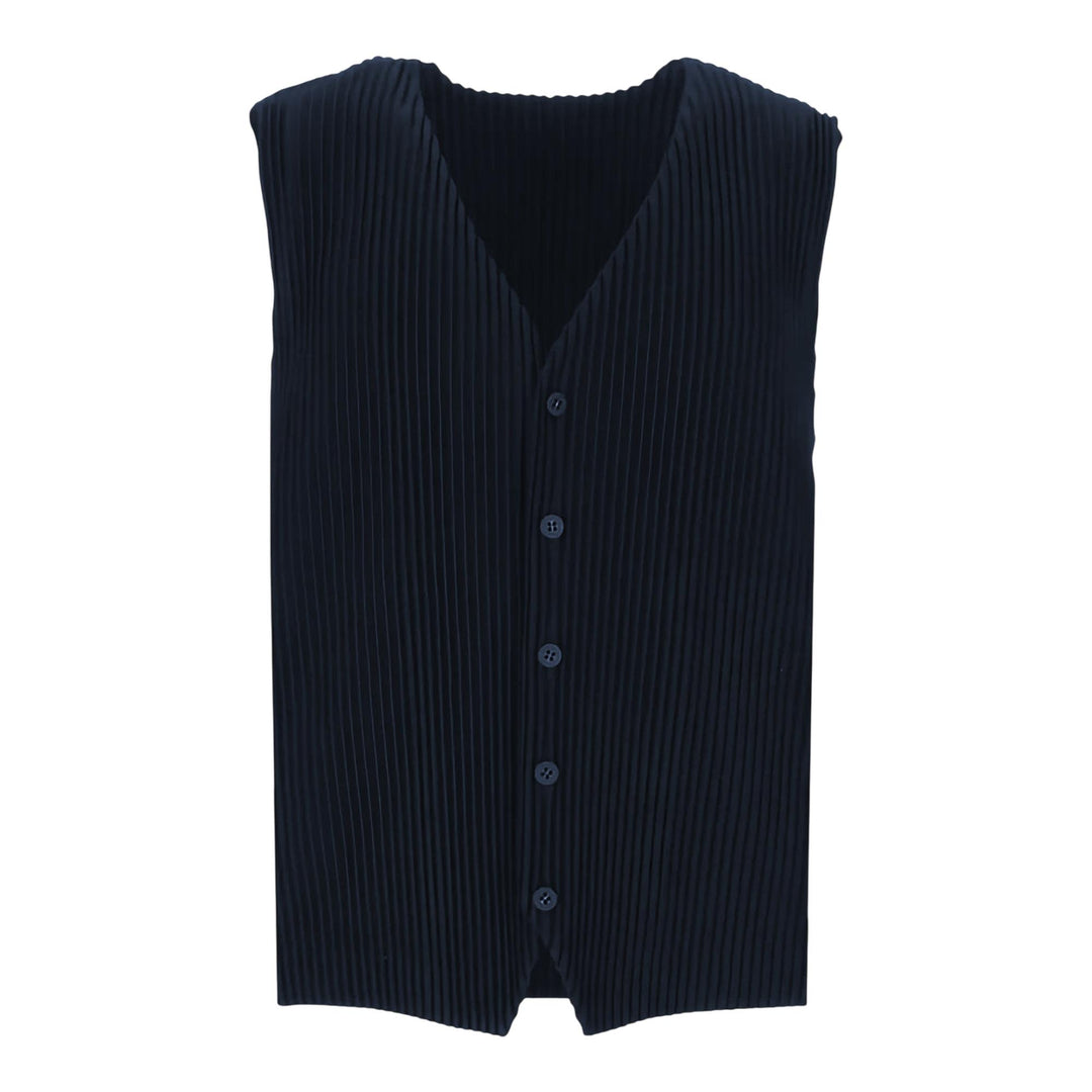 Club21 - HOMME PLISSE ISSEY MIYAKE - Basics Vest - PLEATED VESTS - Navy