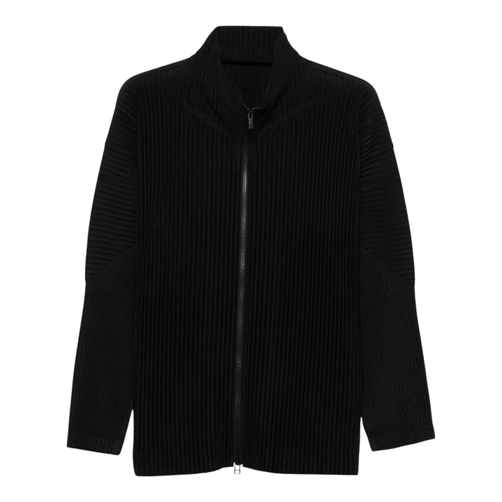 Club21 - HOMME PLISSE ISSEY MIYAKE - Basics Zip-Up Cardigan - PLEATED CARDIGANS - Black